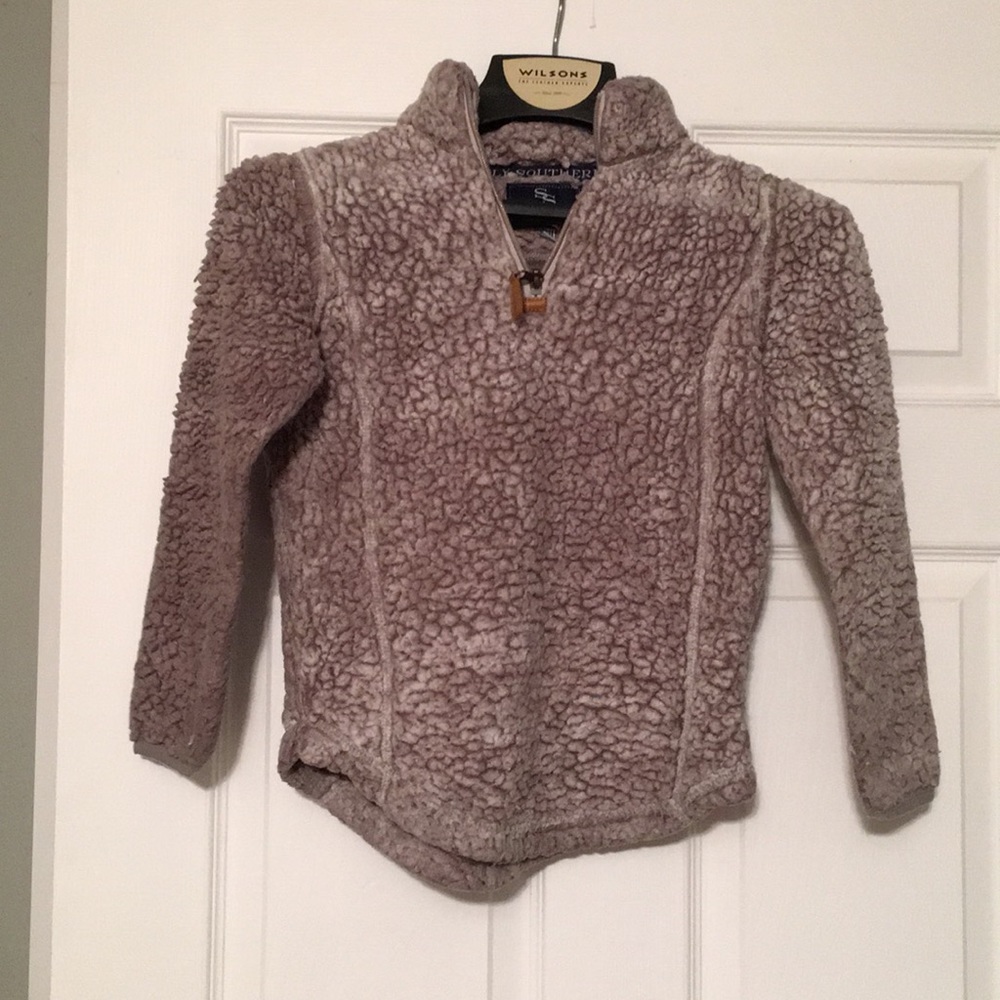 Girls Simply Southern pullover jacket.